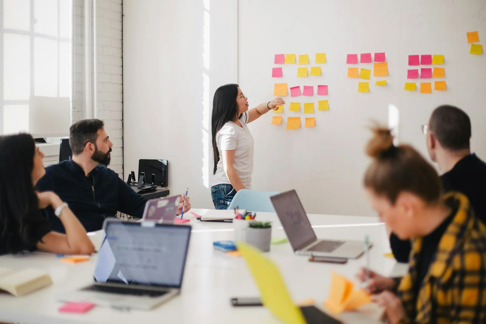 L'équipe Progria au travail